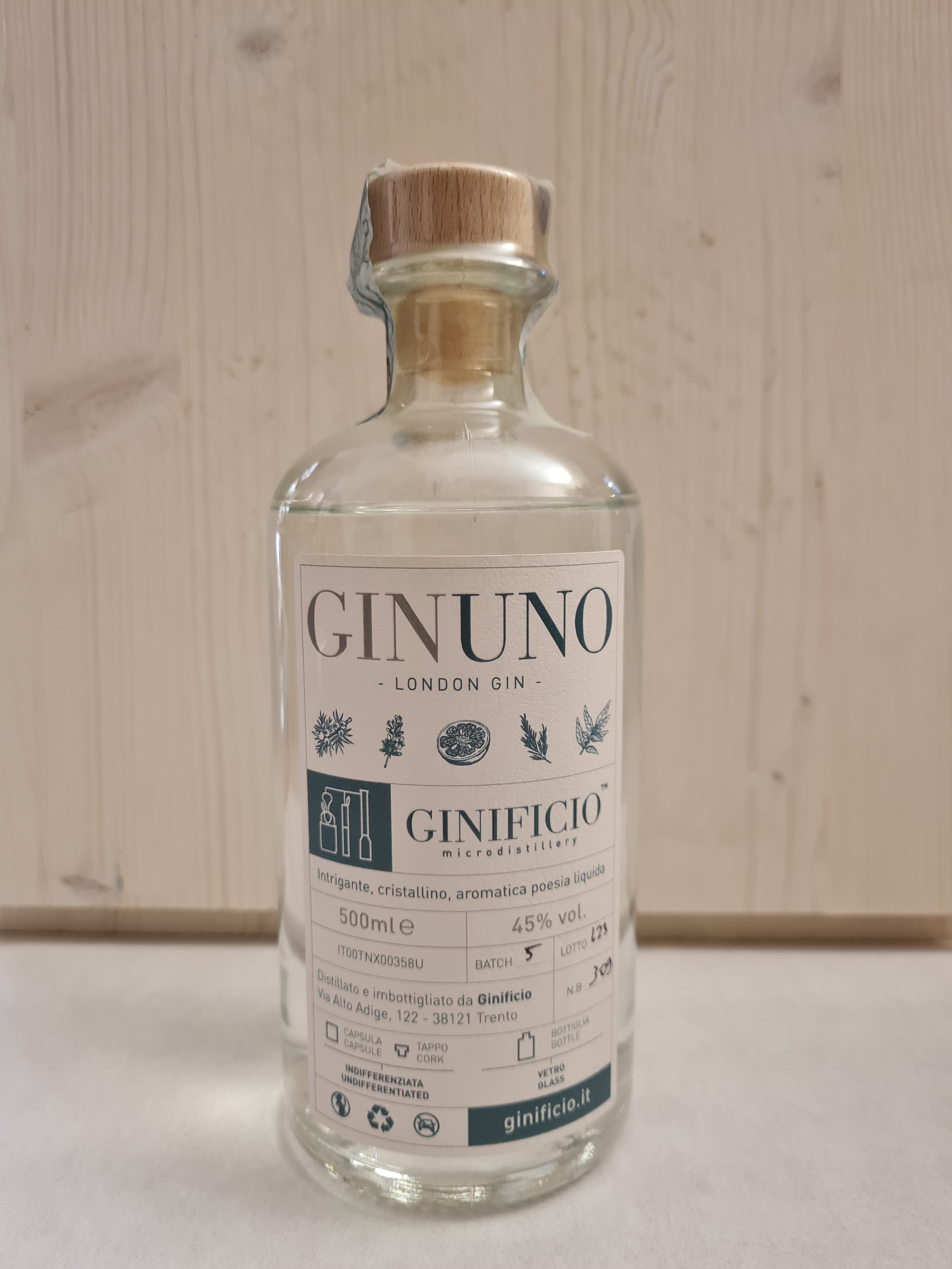 GINUNO London Dry 50cl
